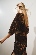 ДЛИННОЕ ПЛАТЬЕ КРОШЕ — ZW COLLECTION — ZARA