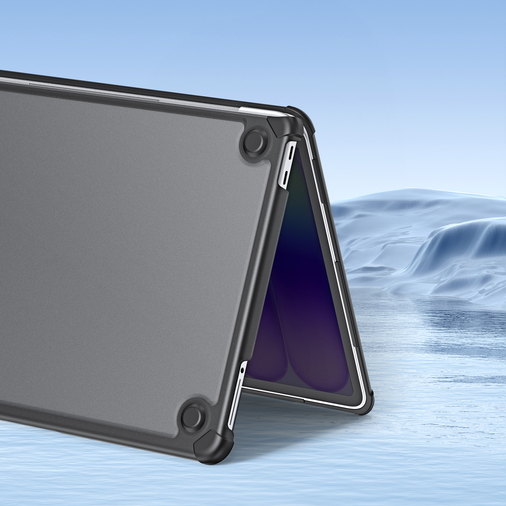 Чехол темного цвета для ноутбука MacBook Neo 13 (с 2026-) от Dux Ducis, серии LCGH Series Protective Case