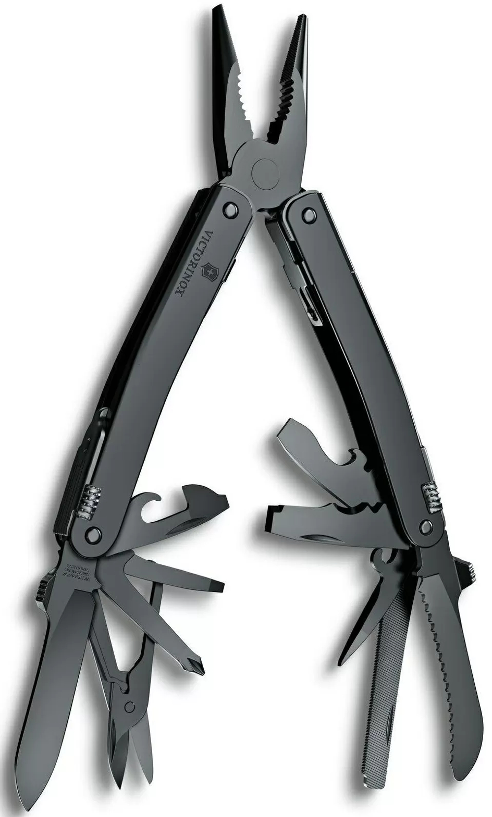 Мультитул Victorinox SwissTool Spirit MXBS, 105 мм, 24 функций, черный, нейлоновый чехол
