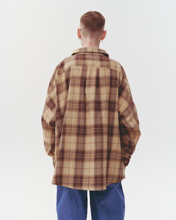 Рубашка Cowboy Shirt бежевая - фото 5