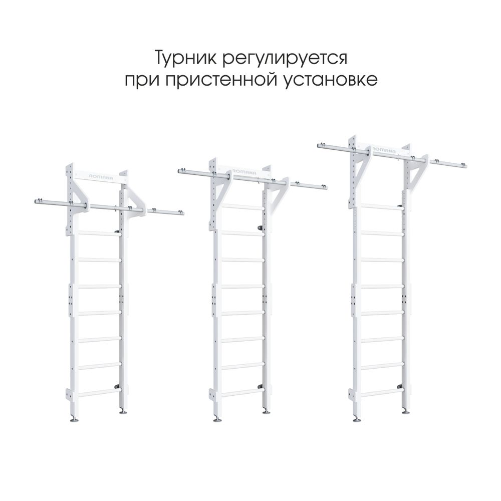 Домашний спортивный комплекс ROMANA Эко 2.1 (белый)