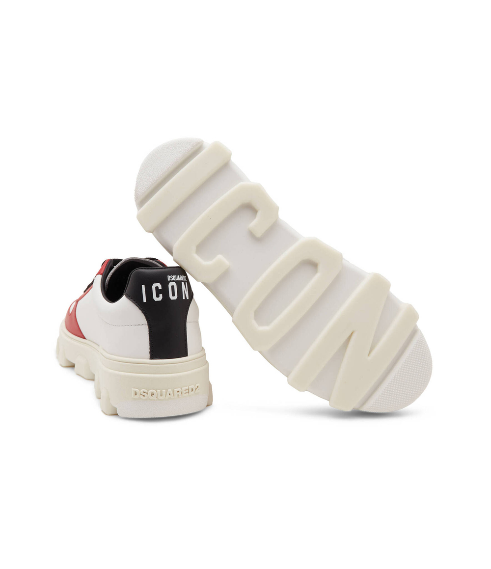Кожаные кроссовки Dsquared2 - белый(SNM0350 01502228)