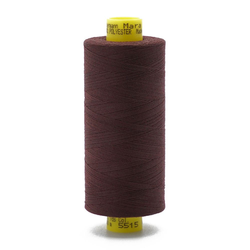Нитка Gutermann Mara 150 (1000 метров), 1 кат., особо тонкая | 5515 кофейный