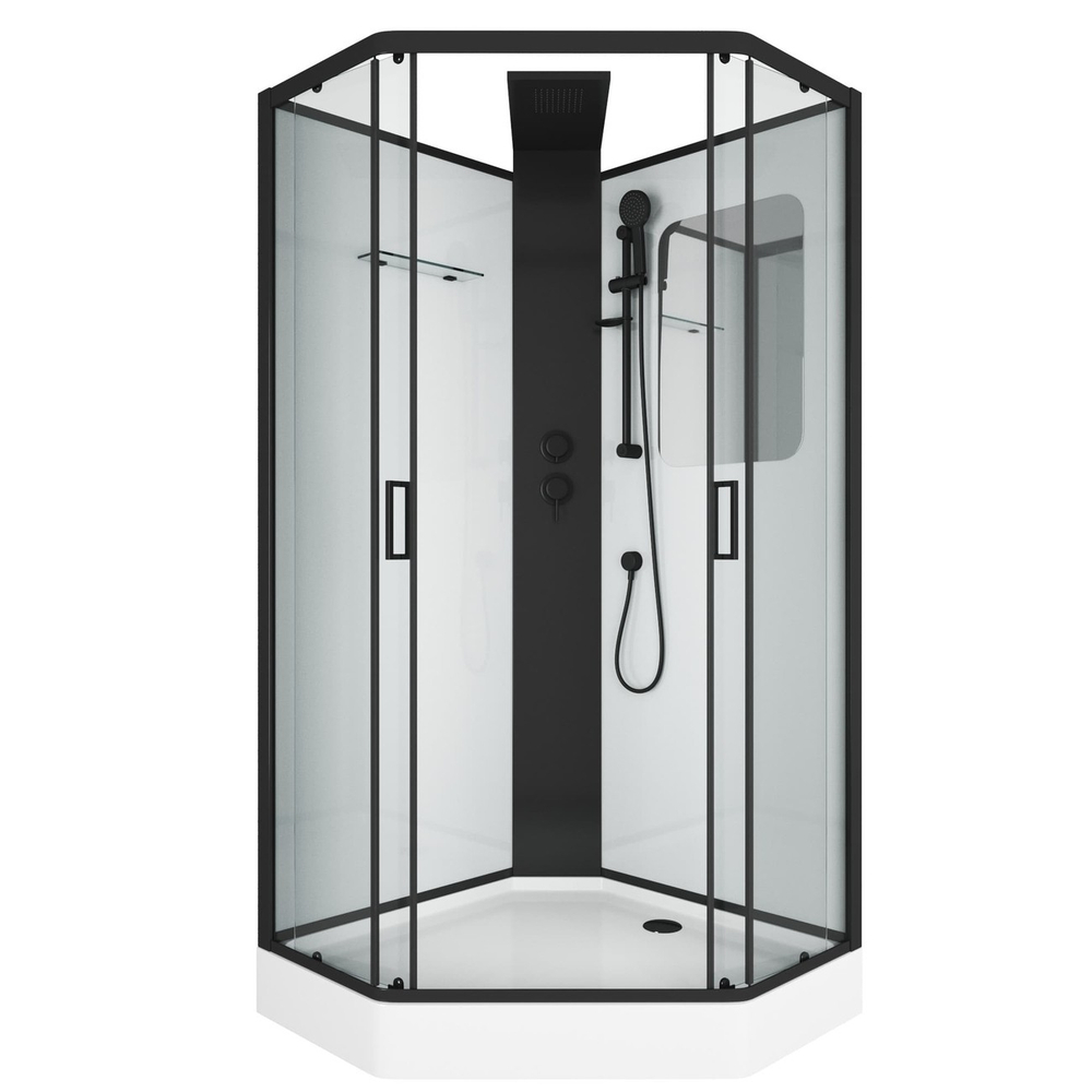 Душевая кабина Grossman (Гроссман) Elegans GR251D (90х90х217), с низким поддоном