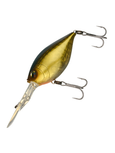 Воблер для рыбалки Duel L-Bass Crank DD 50F F1219-MGGB, 50 мм, 10 г, медленно всплывающий, крэнк