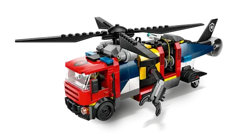 Конструктор LEGO City 60462 Вертолет, пожарная машина и подводная лодка