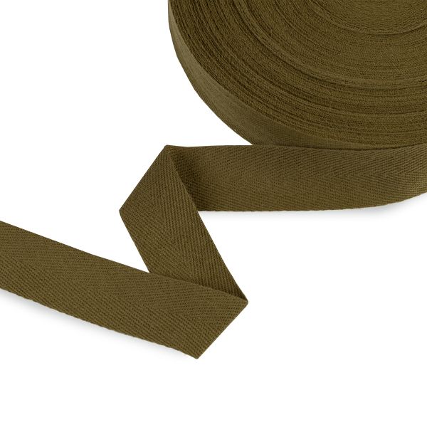 Тесьма (лента) киперная (100% х/б) 30 мм / 50 метров, хаки/khaki, Gamma TCT-30