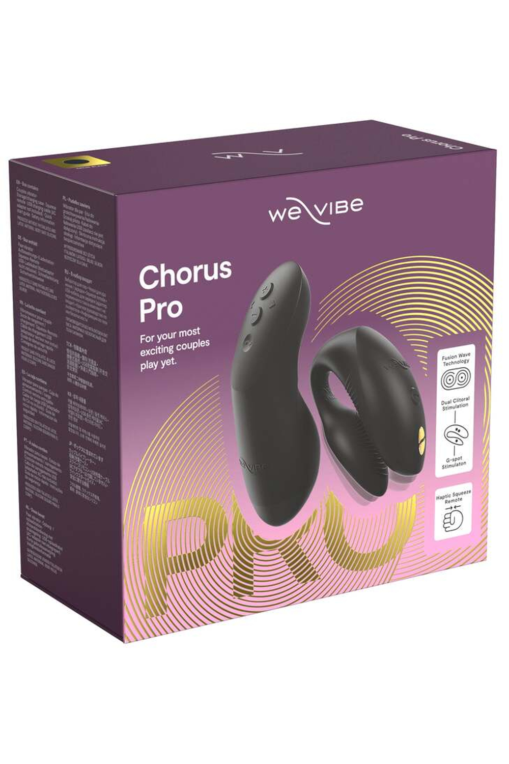 We-Vibe Chorus Pro - Вибратор для пар, черный