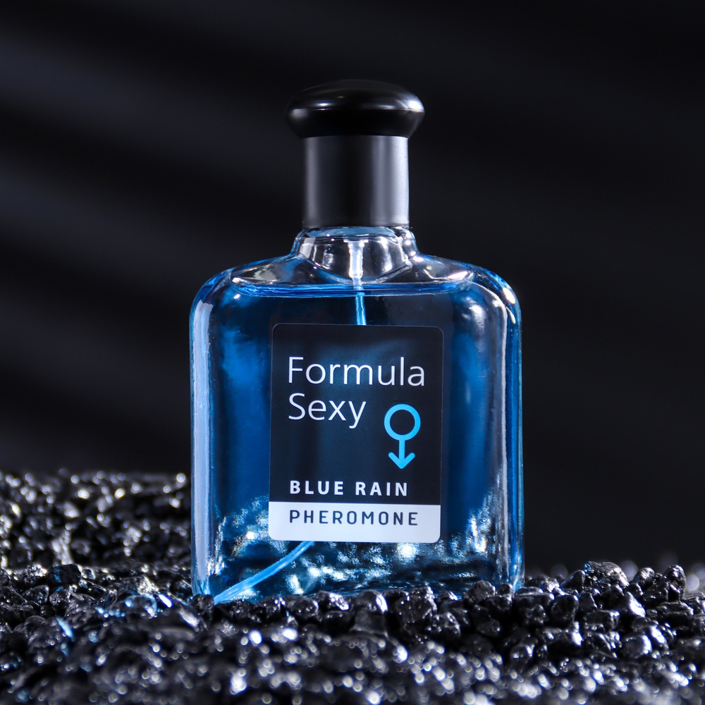 Туалетная вода мужская с феромонами "Formula Sexy Blue Rain", 100 мл