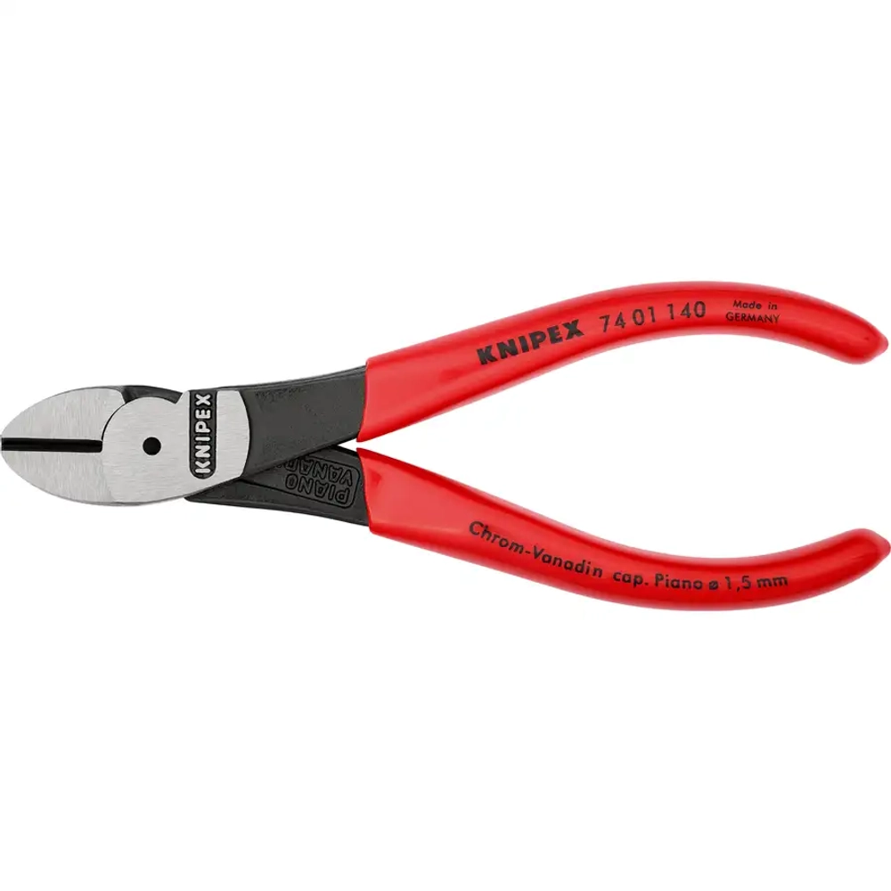 Кусачки боковые особой мощности черненые 140 мм Knipex 74 01 140