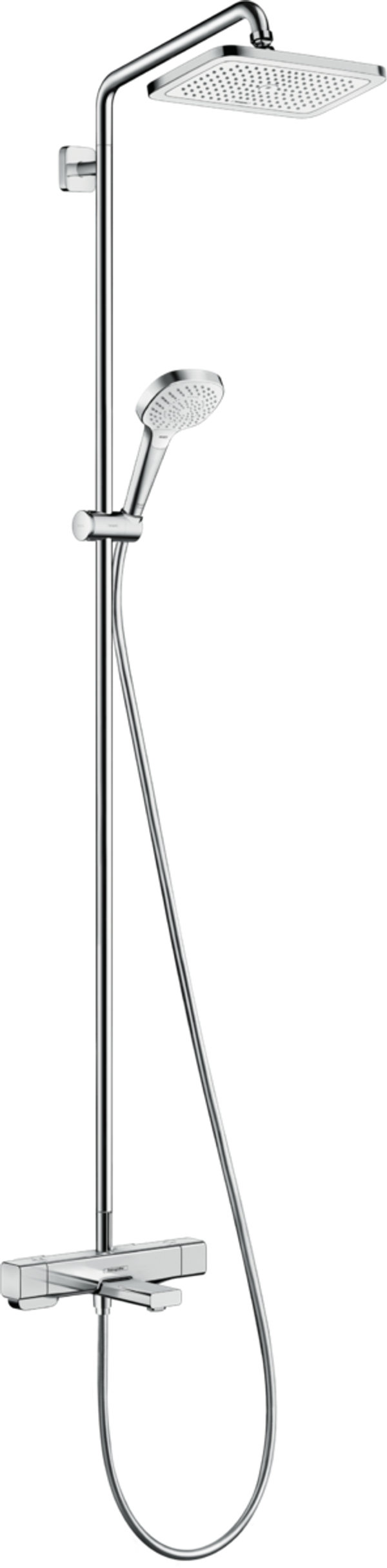 Душевая 27687000 Croma E 280 1jet система Showerpipe для ванны, хром