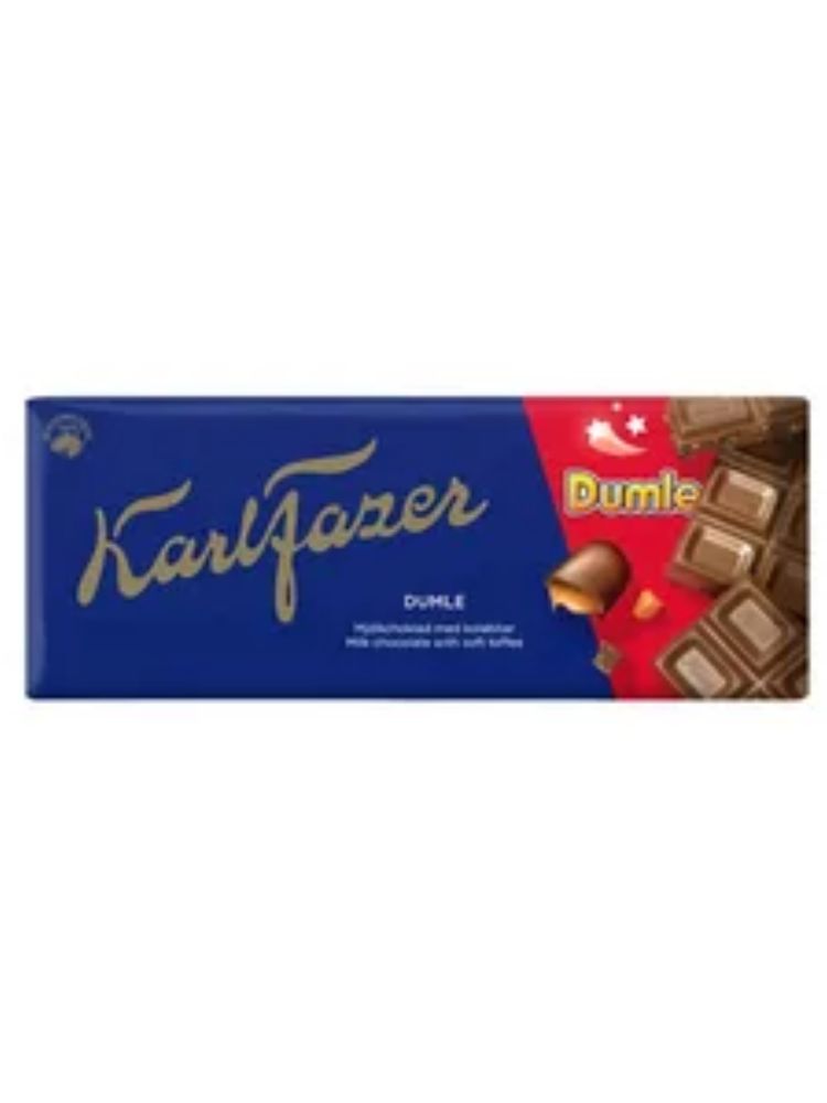 Шоколад молочный Fazer Dumle с мягкой карамелью 180 г x 2 шт