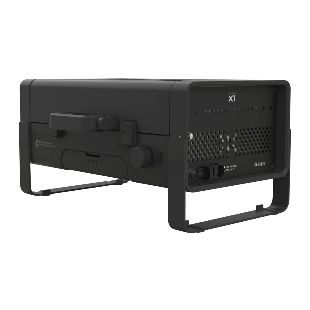 Газовый гриль портативный Karbo Grill X1 Black + сумка