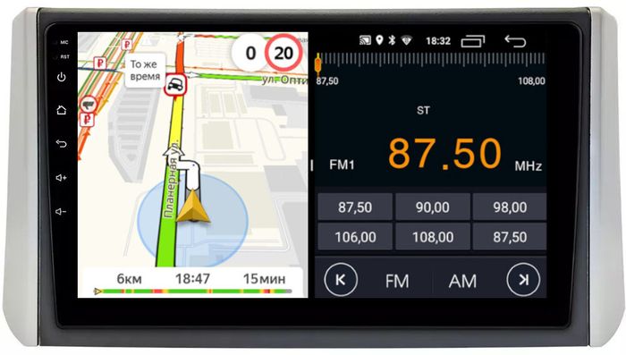 Магнитола для Mitsubishi Xpander, Xpander Cross (рамка под 9") - Parafar PF331FHD на Android 13, CarPlay, 4G SIM-слот