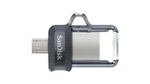 Флеш-накопитель SanDisk Ultra Dual Drive m3.0 64GB, USB-A/Micro B, R 130 МБ/с