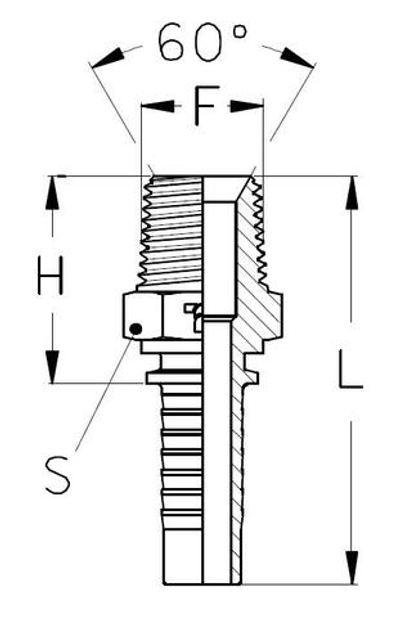 Фитинг DN 50 BSPT 2