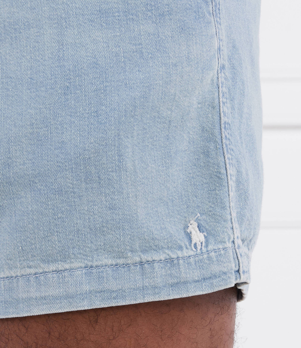 Шорты CFPREPSTERS-5-POCKET-DENIM POLO RALPH LAUREN - голубой(710830872)