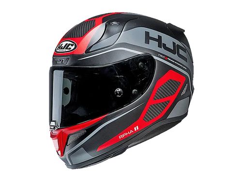 Купить Мотошлем Интеграл HJC RPHA11 Saravo MC1SF / Серо-красный