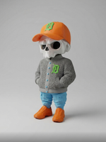 Городской Скелетон 3D фигурка