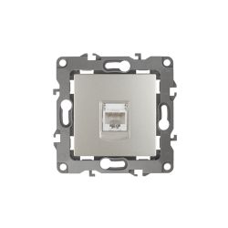 Розетка ЭРА Серия 12 12-3107-15 информационная RJ45 IP20 перламутр | Эра 12