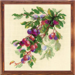 "Ветка сливы"-1616 вышивка