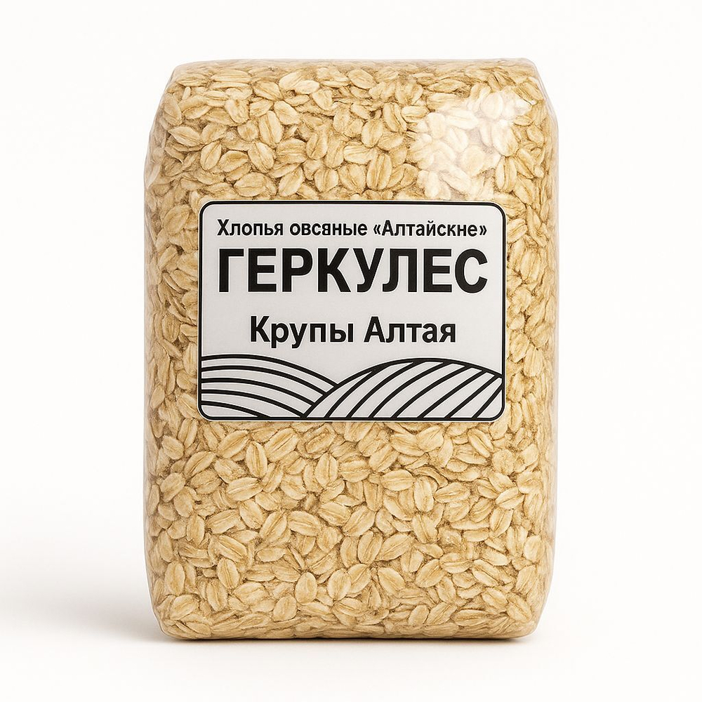 Хлопья овсяные Геркулес Крупы Алтая 800 гр