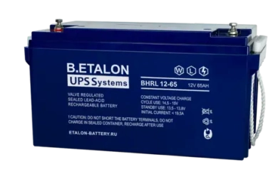 Аккумулятор B.ETALON BHRL 12-65