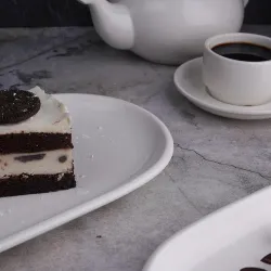 Блюдо овальное 27,5*15 см h2,3 см для подачи белое фарфор NEW P.L. Proff Cuisine [6]