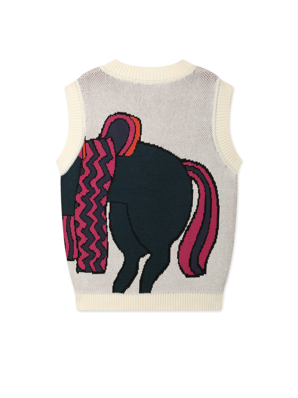 Мужской Жилет Knitted Horse