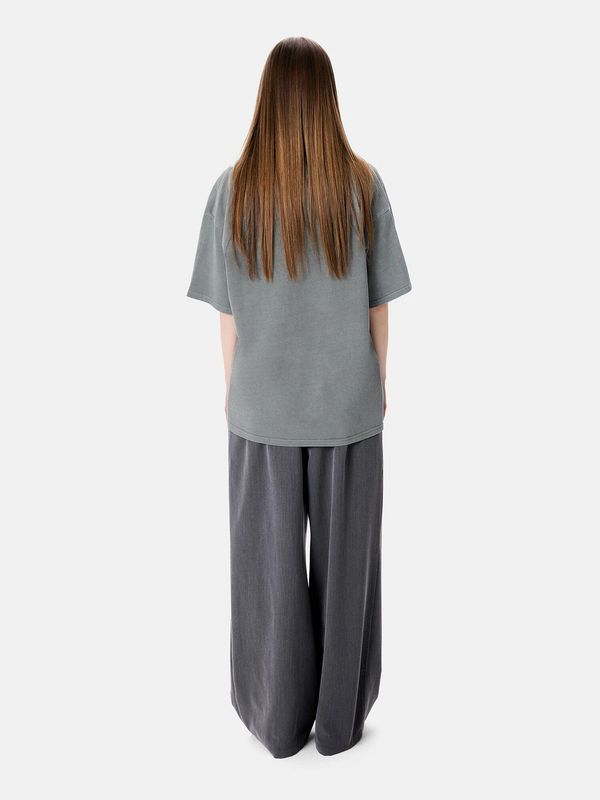 Футболка Garment Dyed оливковая - фото 5