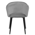 Стул Bradex Home Bruno серый с жаккардом