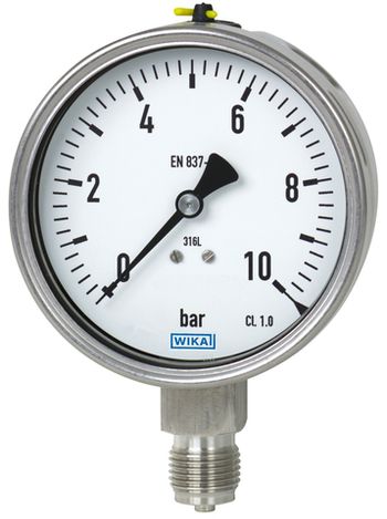 CIMM манометр 0 - 6 бар, D 50, гор
