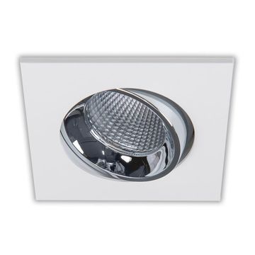 Встраиваемый светодиодный светильник CLD001KNW1 7W 3500K белый/хром Альфа Citilux