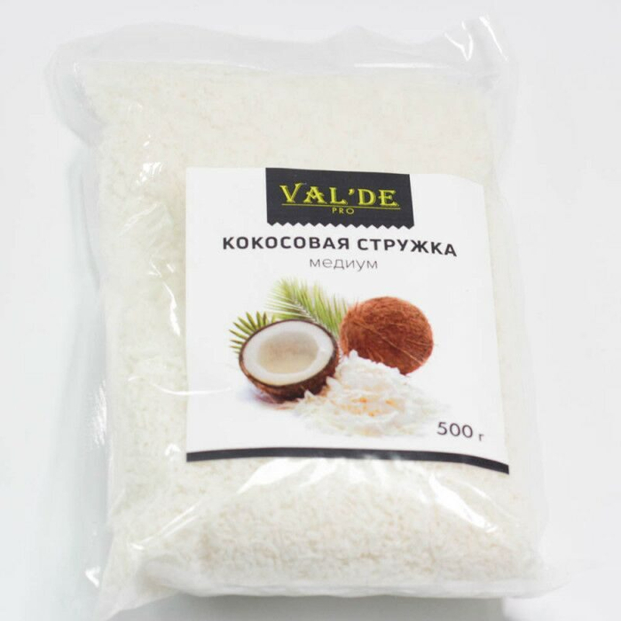 Кокосовая стружка Fine в/с "Valde" 1 кг *12 (Россия)