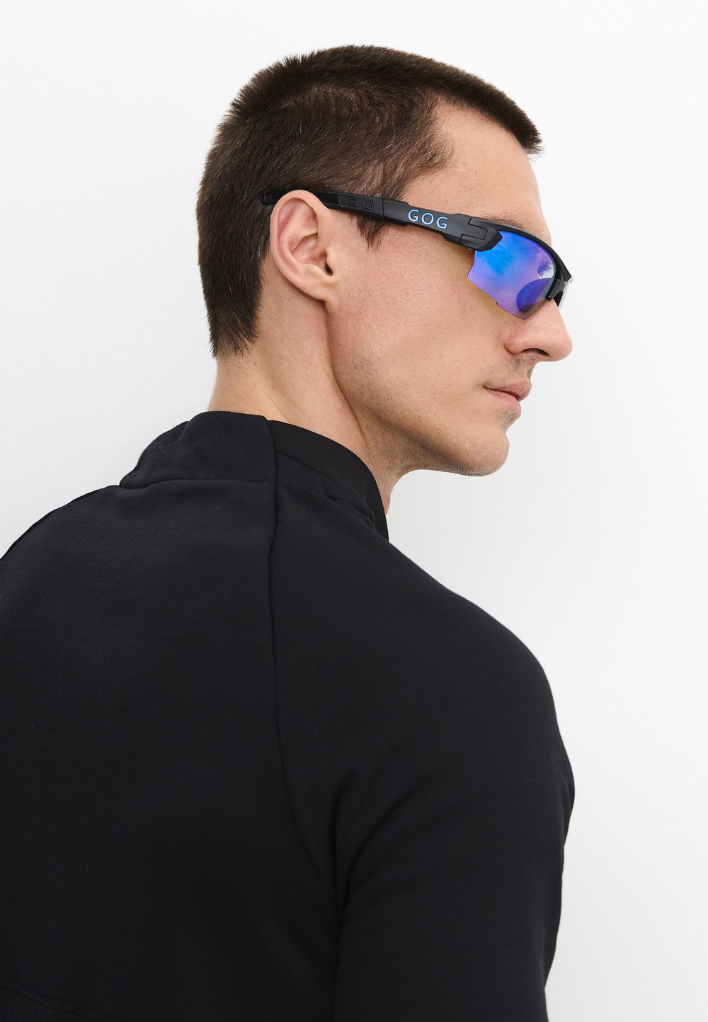 Спортивные очки с диоптриями GOG Steno C / Matt Black / Photochromic Blue Lens