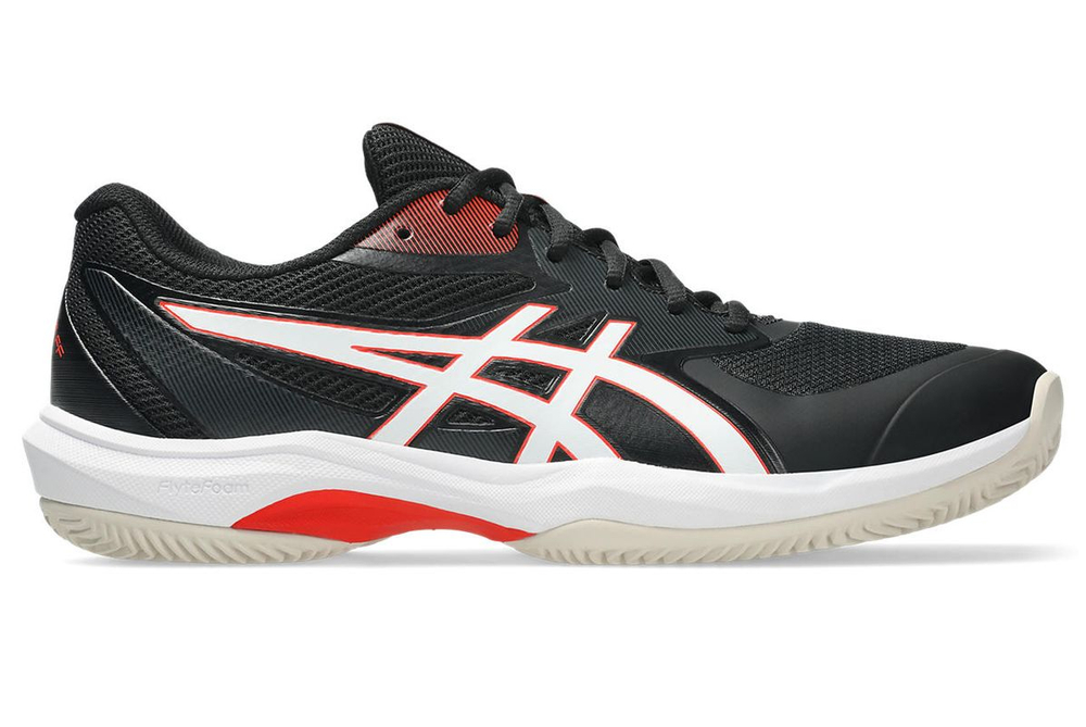 Мужские теннисные кроссовки Asics Game FF Clay/OC - black/cherry tomato