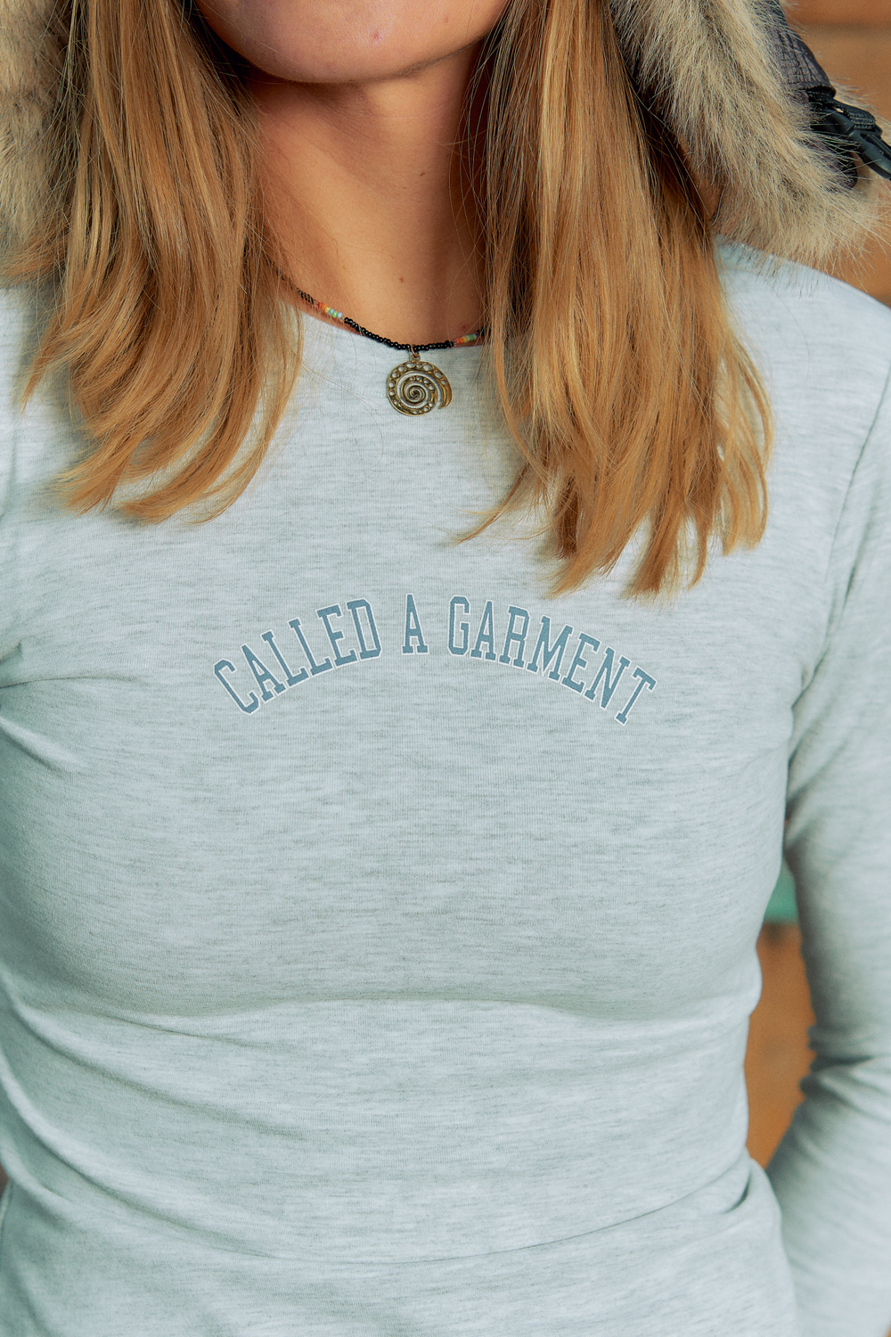 Лонгслив Called a Garment Bluebell College Women's "Grey Melange"