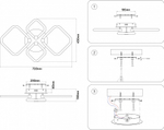 Потолочная люстра Ambrella Light FA FA3822