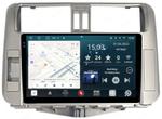 Магнитола для Toyota Land Cruiser Prado 150 2009-2013 (бронза/серебро) - RedPower 065 Android 10, Быстрая, QLED+2K, CarPlay, SIM-слот