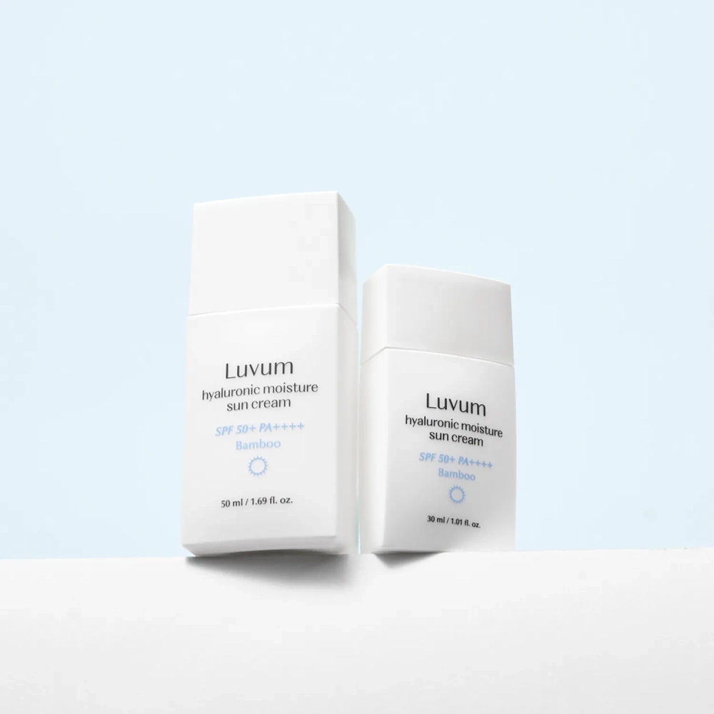 LUVUM Hyaluronic Moisture Sun Cream Bamboo SPF50+ PA++++ увлажняющий солнцезащитный крем (30 мл.)