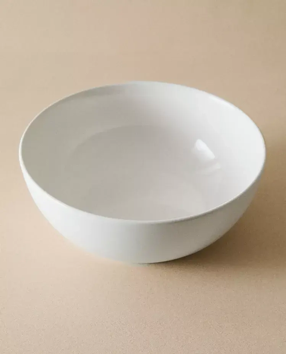 ZARA HOME САЛАТНИЦА ИЗ КЕРАМИКИ, БЕЛЫЙ