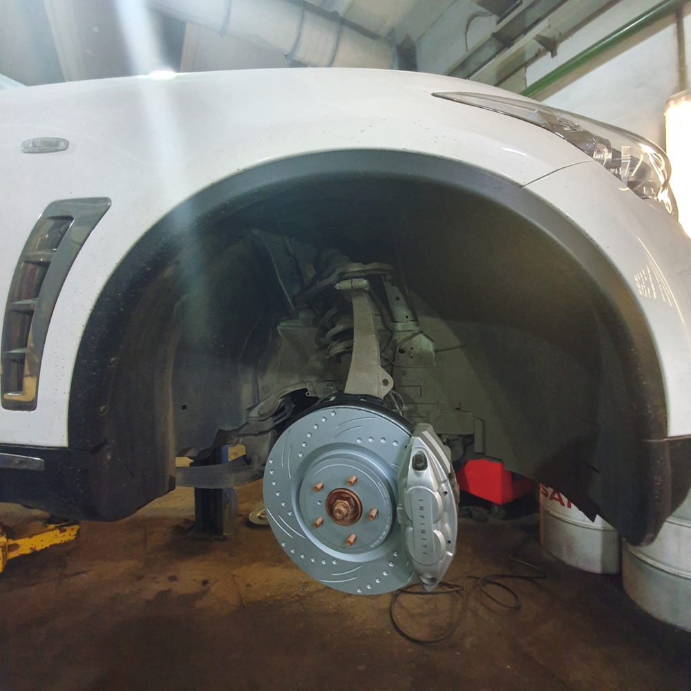Передние тормозные диски BRANNOR для INFINITI FX37 FX50s FX30d QX70 M37s M56S Q50 3.5h Q70s G37 coupe Q60