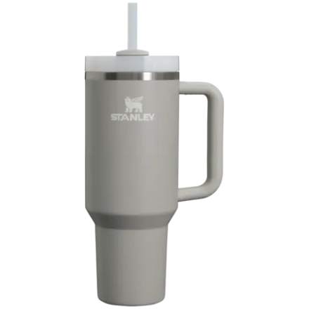 Термокружка Stanley Quencher H2.0 с трубочкой 1,18L серая