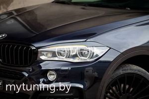 Реснички на фары BMW X5