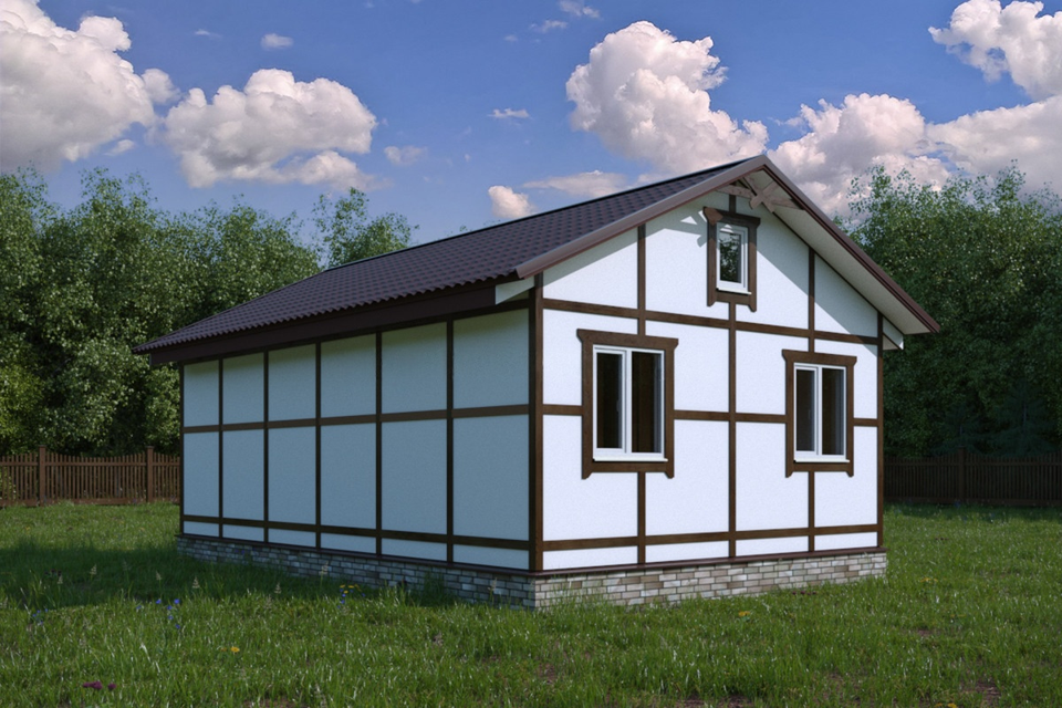 Каркас дома 6 x 9 м