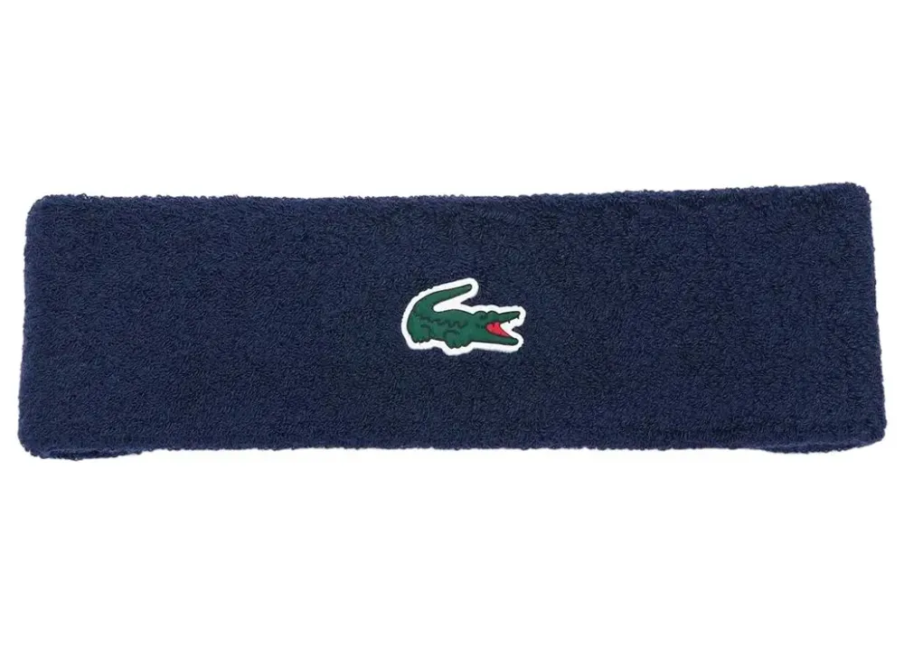 Повязка на голову теннисная Lacoste Jersey Tennis - navy blue