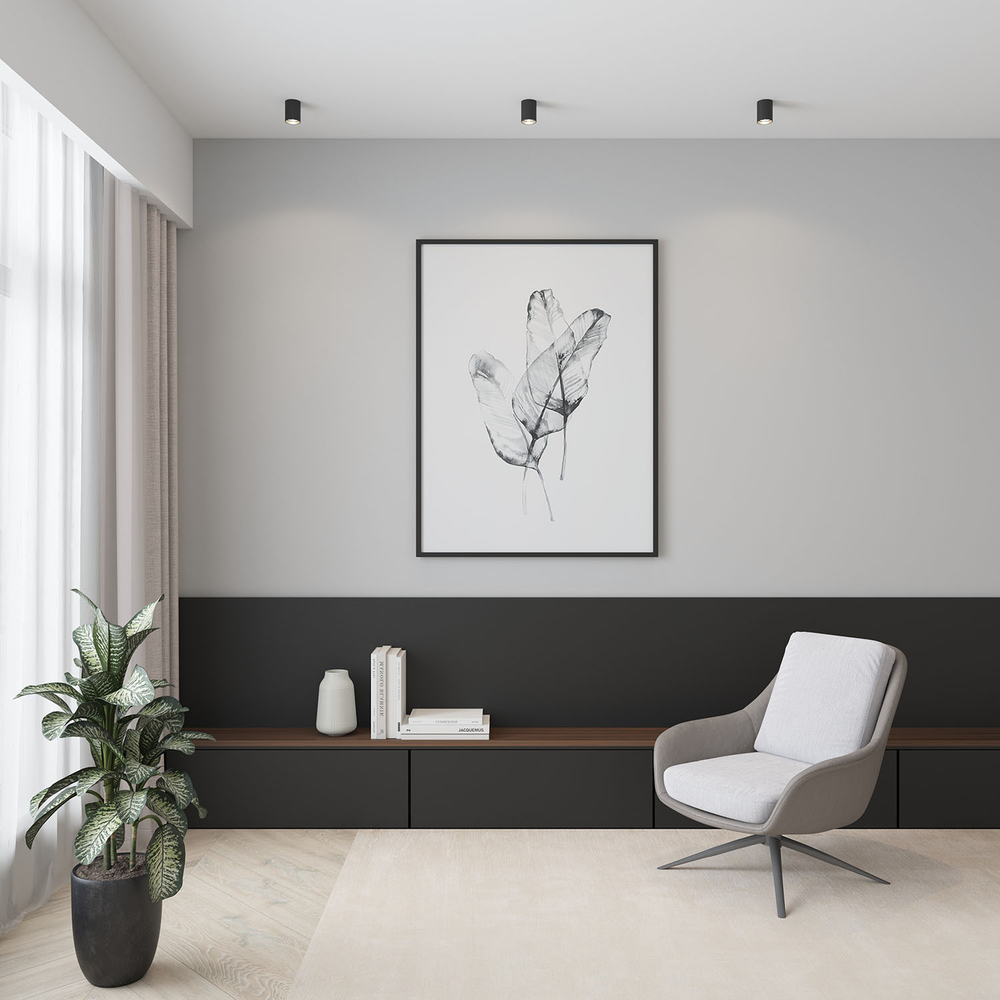 Накладной светильник Denkirs Neat DK3110-BK
