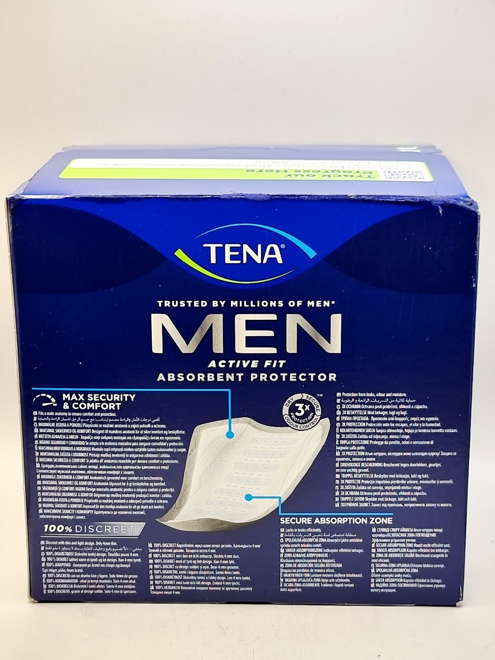 TENA Men Level 2 Урологические вкладыши для мужчин, 10 шт.(из Финляндии)