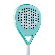 Ракетка для падела WILSON Blade LS V4, WR203711U2,для игроков средн.уровня, стекловолокно, бирюзовый