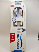 Sensodyneи Зубная щетка Rapid Relief, мягкая 1+1 Мягкая, Duoflex с подвижной шейкой щетки (Индия)